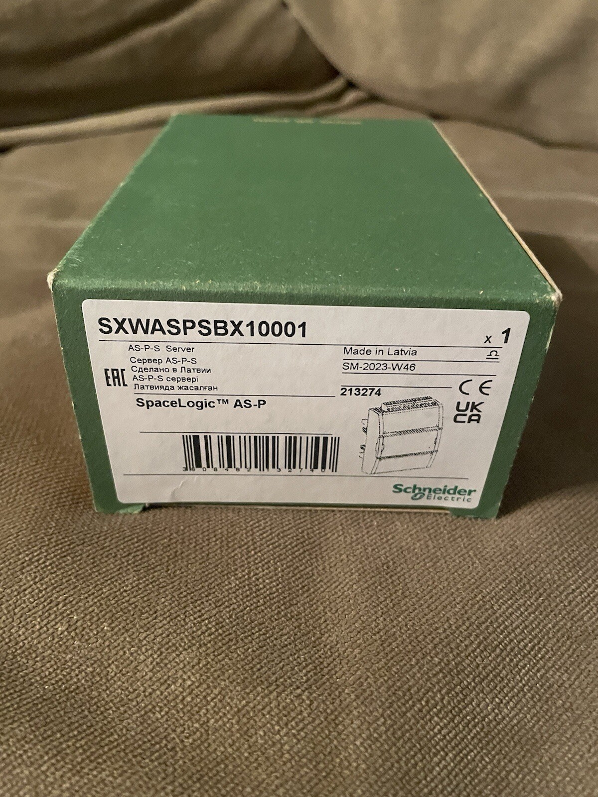 SXWASPSBX10001 SCHNEIDER ELECTRIC SmartX Controller SpaceLogic AS-P-S SXWASPSBX10001 SCHNEIDER ELECTRIC SmartX Controller SpaceLogic AS-P-S