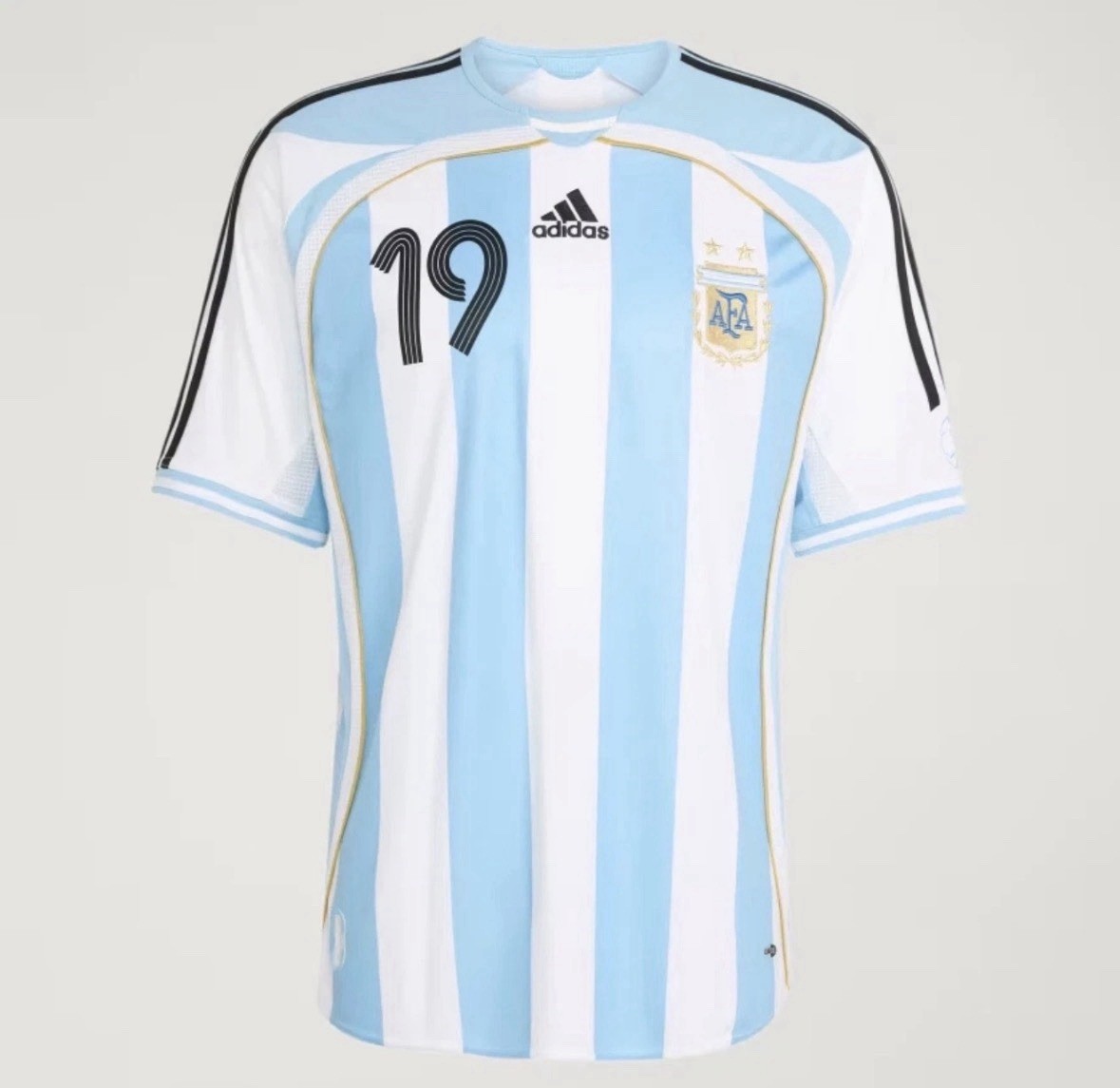 Adidas Argentina Authentic 2006 Soccer Jersey Messi Men\'s Size Large WhiteJN3708 Adidas Argentina Authentic 2006 Soccer Jersey Messi Men\'s Size Large WhiteJN3708