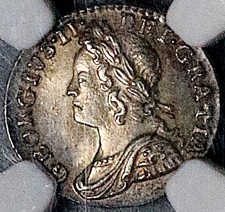 1753/2 NGC MS 64 George II Penny Great Britain Rare OD Coin POP 1/1 (26073102C)
