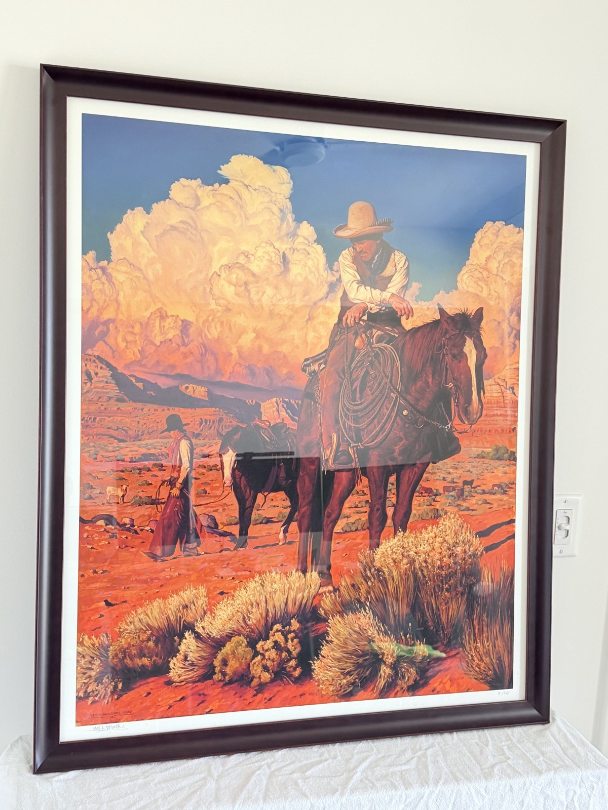 FRAMED Mark Maggiori Family Tradition Signed Numbered Print 19/531 33.5\