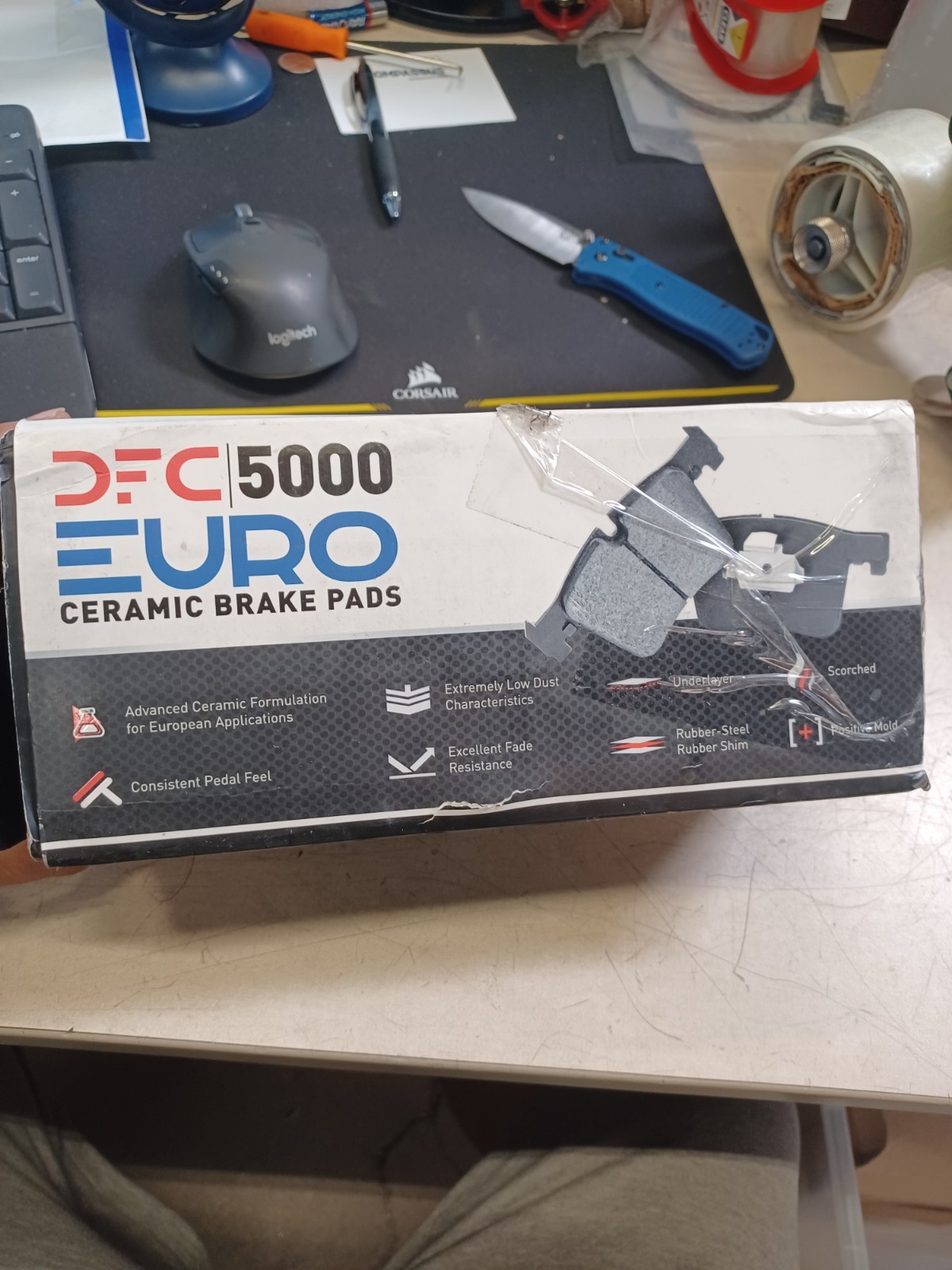 Genuine DYNAMIC FRICTION DFC EURO 5000 Ceramic Brake Pads 1600-1751-00