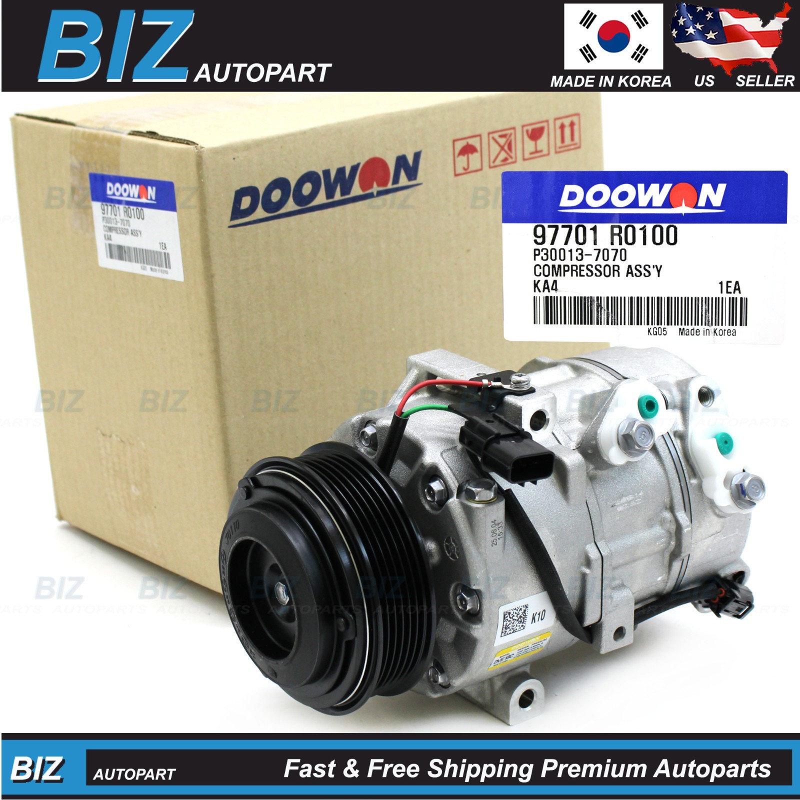 OEM DOOWON A/C Compressor for 2022-2025 Kia Carnival 97701-R0100