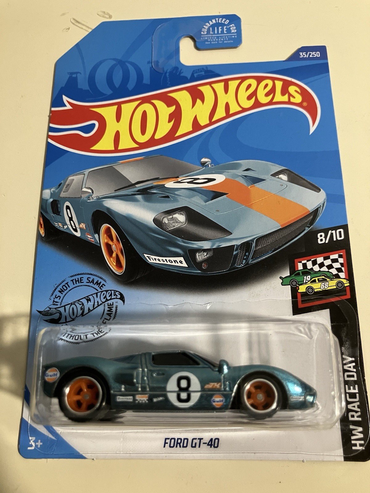 Hot Wheels Ford GT 40 Super Treasure Hunt W/ Gulf Tampos