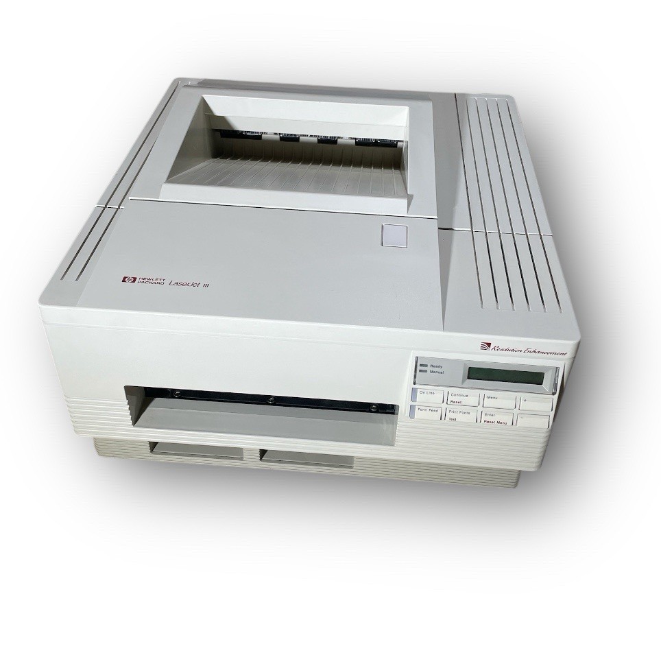 1991 HP LaserJet III 33449A Monochrome Printer – Vintage For Parts / Repair Rare