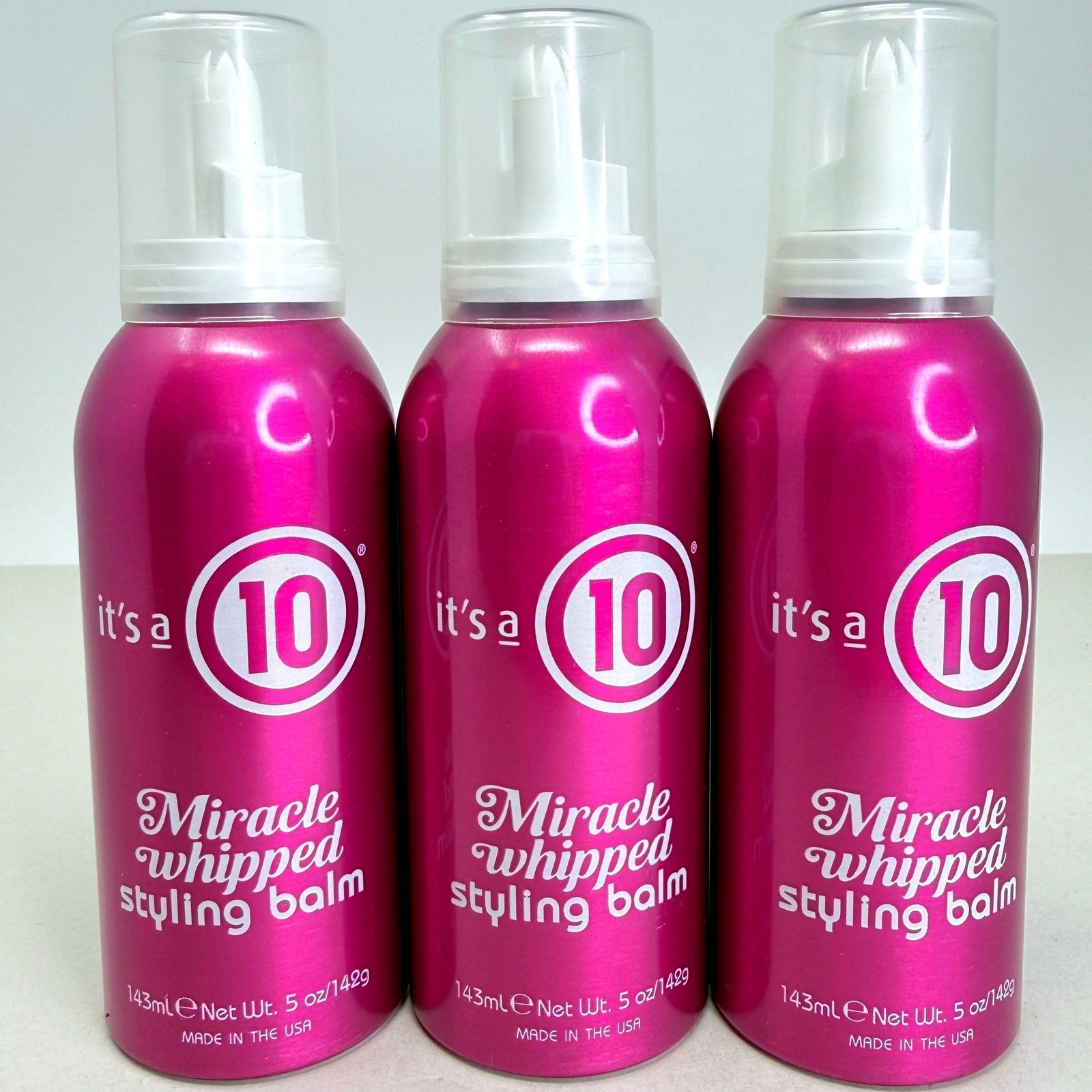 It\'s a 10 Miracle Whipped Styling Balm 5 oz (Set of 3) New Haircare