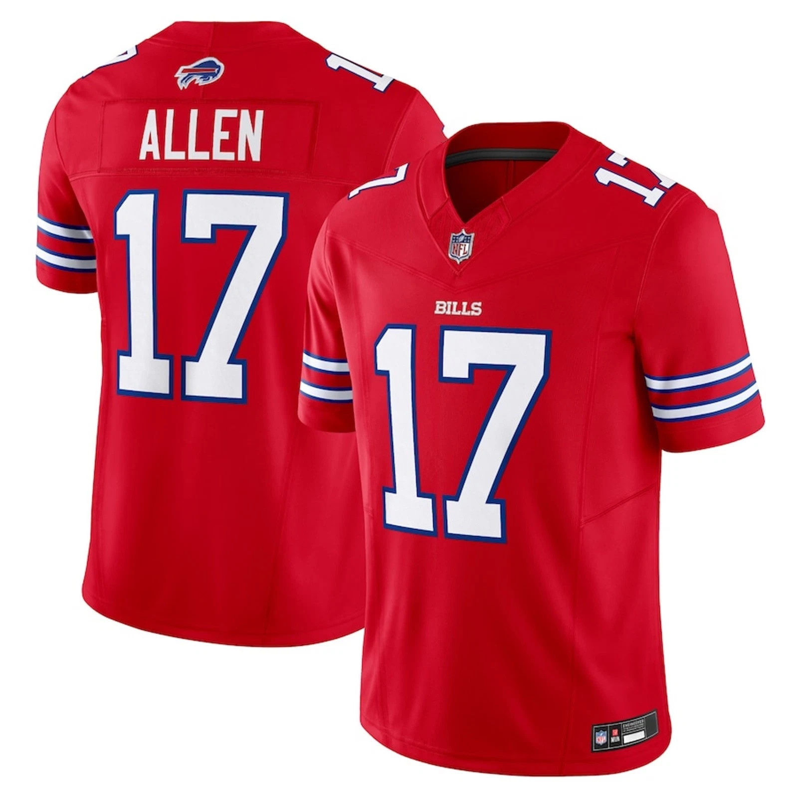 New Men's Bills #17 Josh Allen Game Player Jersey All Stitched Jersey New Men's Bills #17 Josh Allen Game Player Jersey All Stitched Jersey