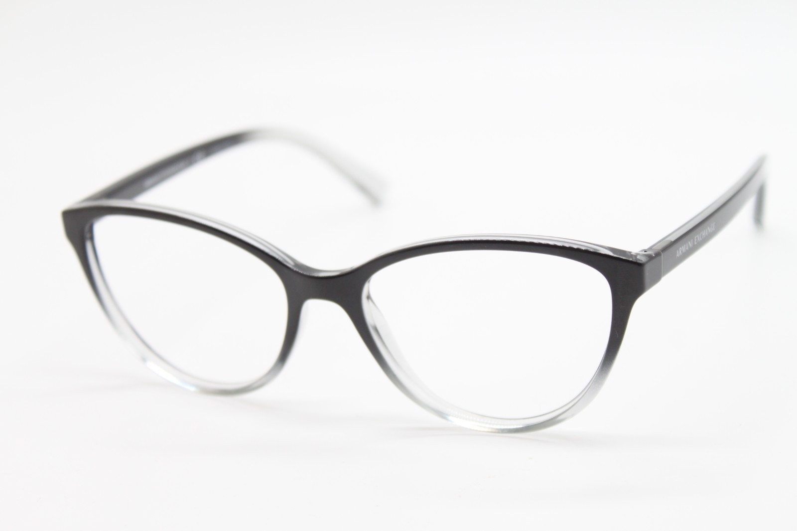 NEW ARMANI EXCHANGE AX 3053 8255 BLACK FADE AUTHENTIC EYEGLASSES 53-16
