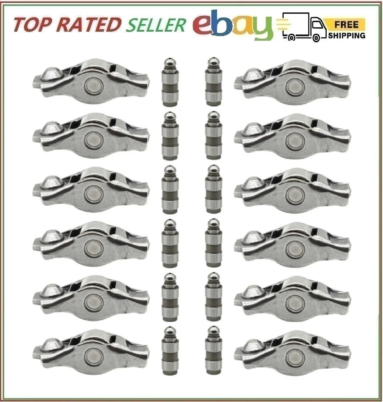 12 Pcs Rocker Arm Lifter Kit for Chrysler Dodge Jeep 3.6 12 Pcs Rocker Arm Lifter Kit for Chrysler Dodge Jeep 3.6