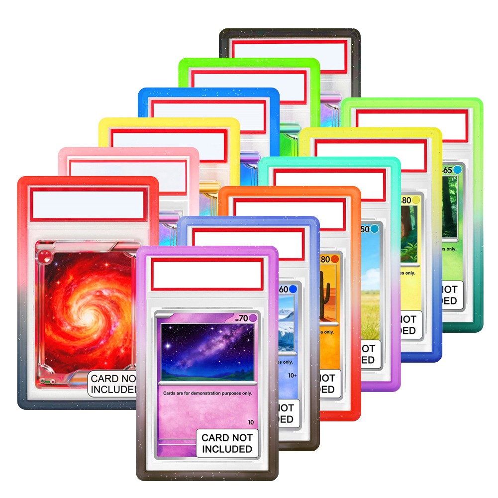 Gradient Graded Card Slab TPU Bumper Guard Protector for PSA Cards ONLY - 12PACK