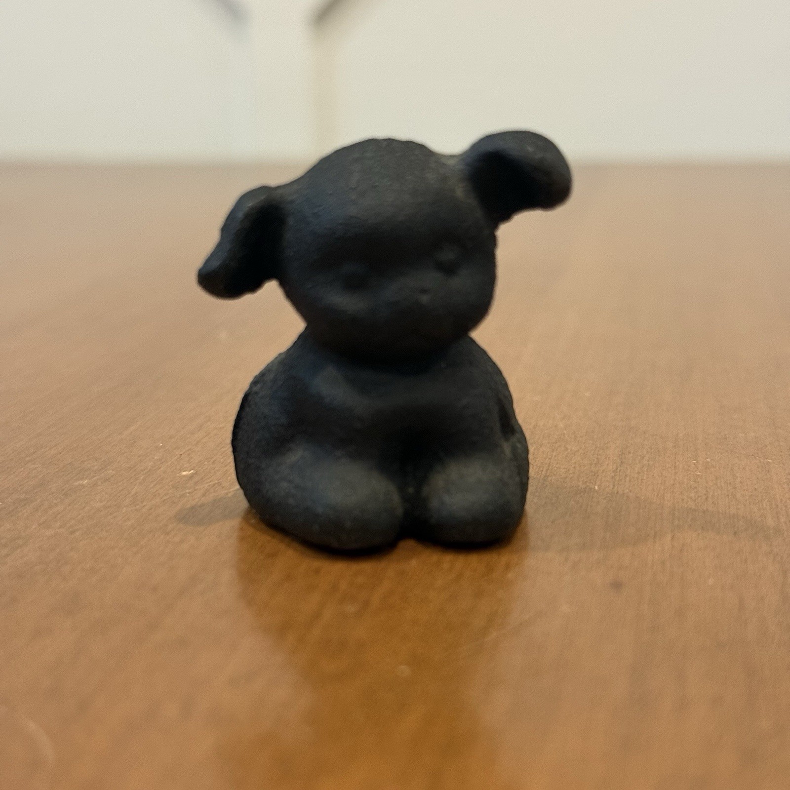 Hubley Hines Griswold Cast Iron Puppy Dog Vintage Black Mini Paperweight