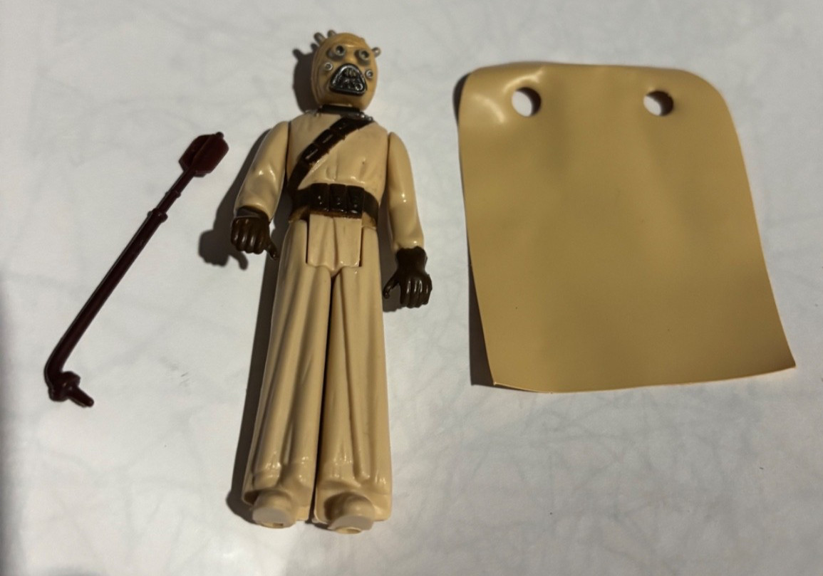 Vintage Star Wars 1977 ‘Hollow Cheek Tubes’ Tusken Raider Complete Rare Variant