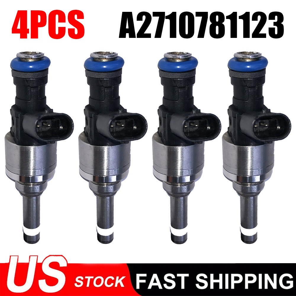 4X Upgraded Fuel Injector For 2012-2015 Mercedes-Benz SLK250 C250 1.6L 1.8L I4