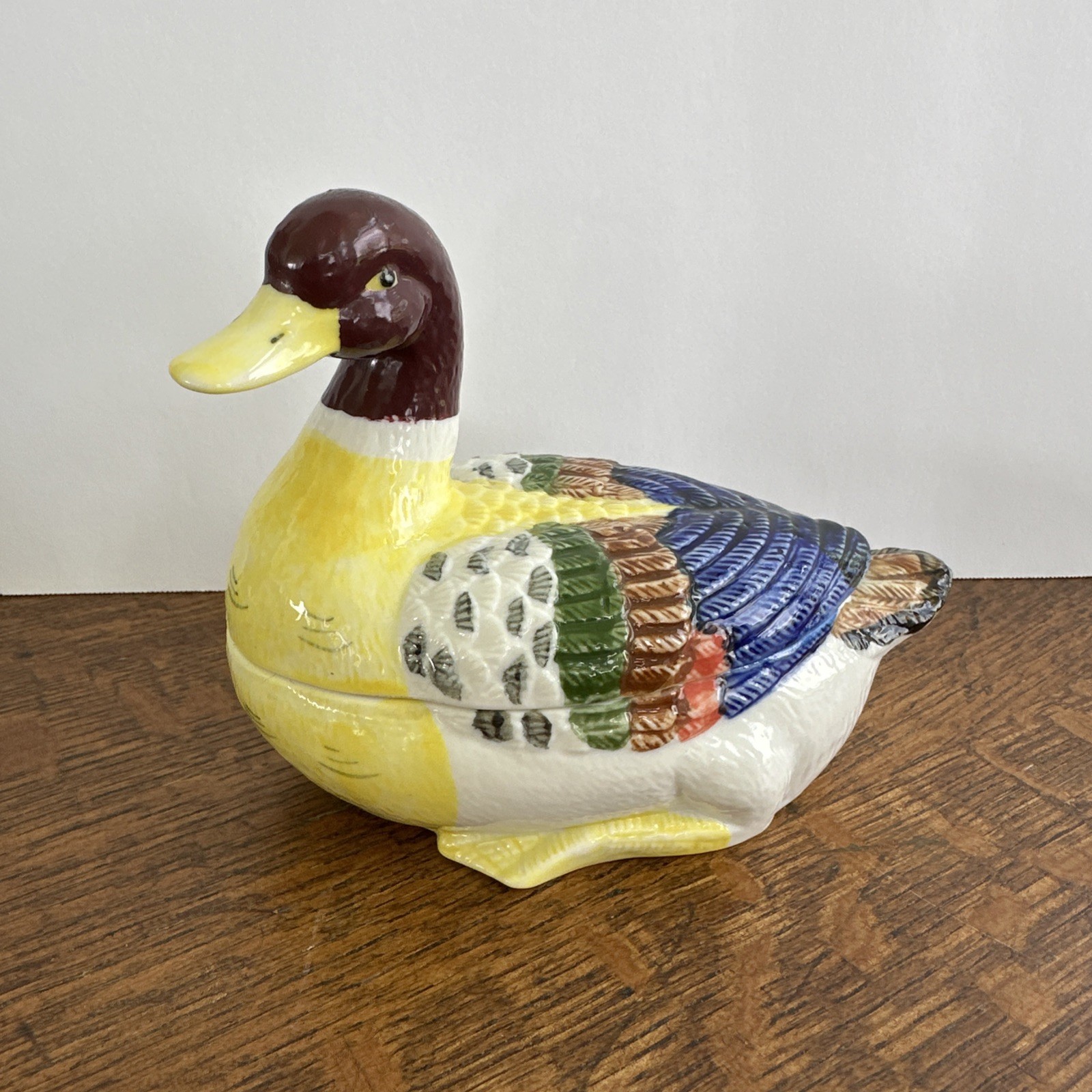 Vintage Mallard Ceramic Trinket Box Vintage Mallard Ceramic Trinket Box