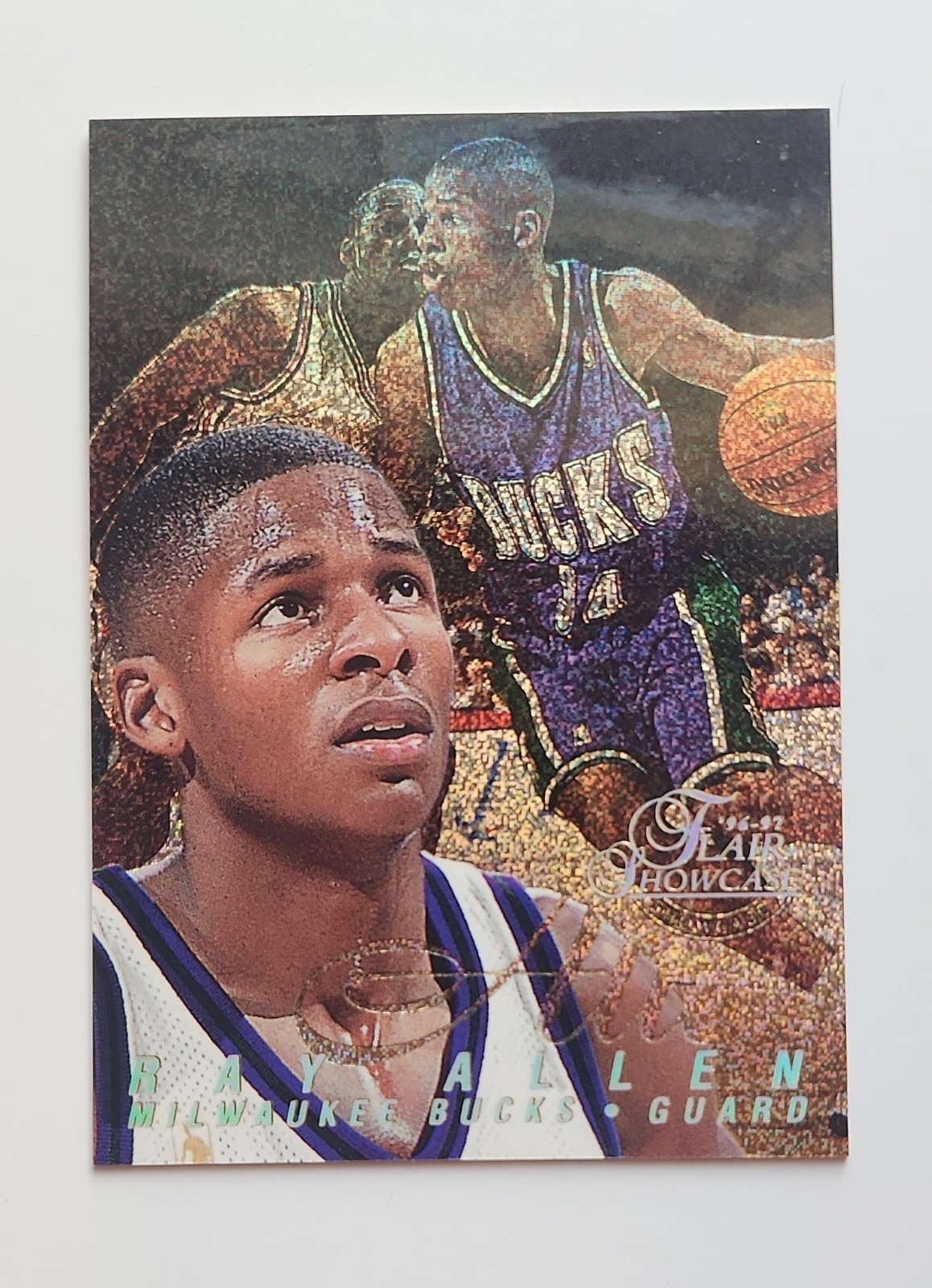 1996-97 Flair Showcase - Ray Allen #35 Row 0 (RC) 1996-97 Flair Showcase - Ray Allen #35 Row 0 (RC)