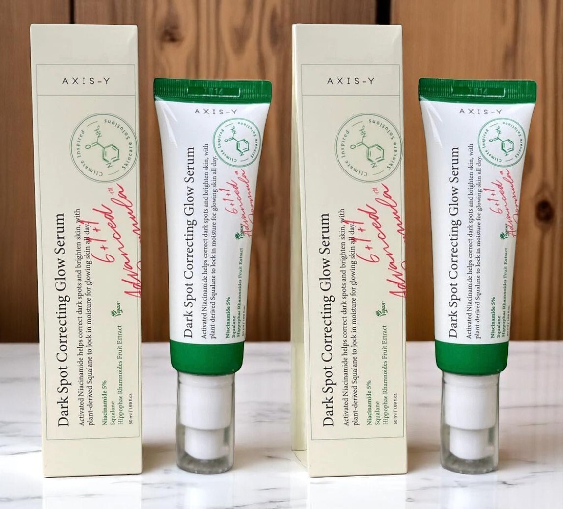 AXIS-Y Dark Spot Correcting Glow Serum 50ml/1.69 fl. oz (Pack of 2)