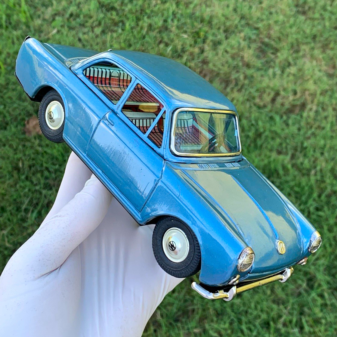 RARE Vintage Bandai Volkswagen 1500 Tin toy