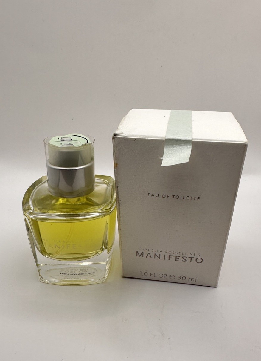 MANIFESTO ISABELLA ROSSELLINI\'S by LANCASTER  1.0oz /30ML Spray Box Damage