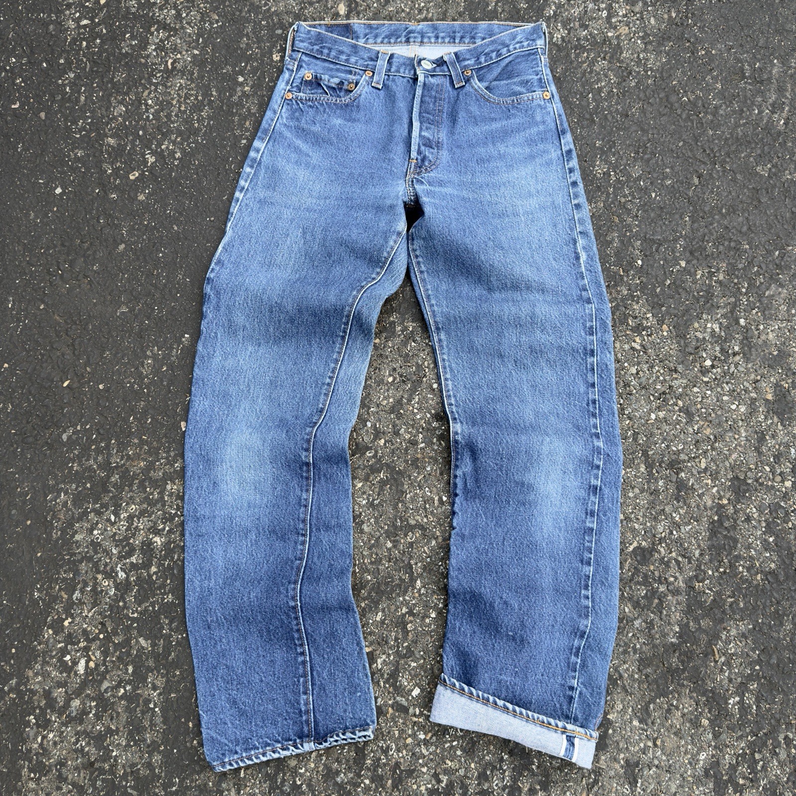 Vintage Levi\'s 1980s Redline Selvage 501 Denim Jeans Made In USA Vintage Levi\'s 1980s Redline Selvage 501 Denim Jeans Made In USA