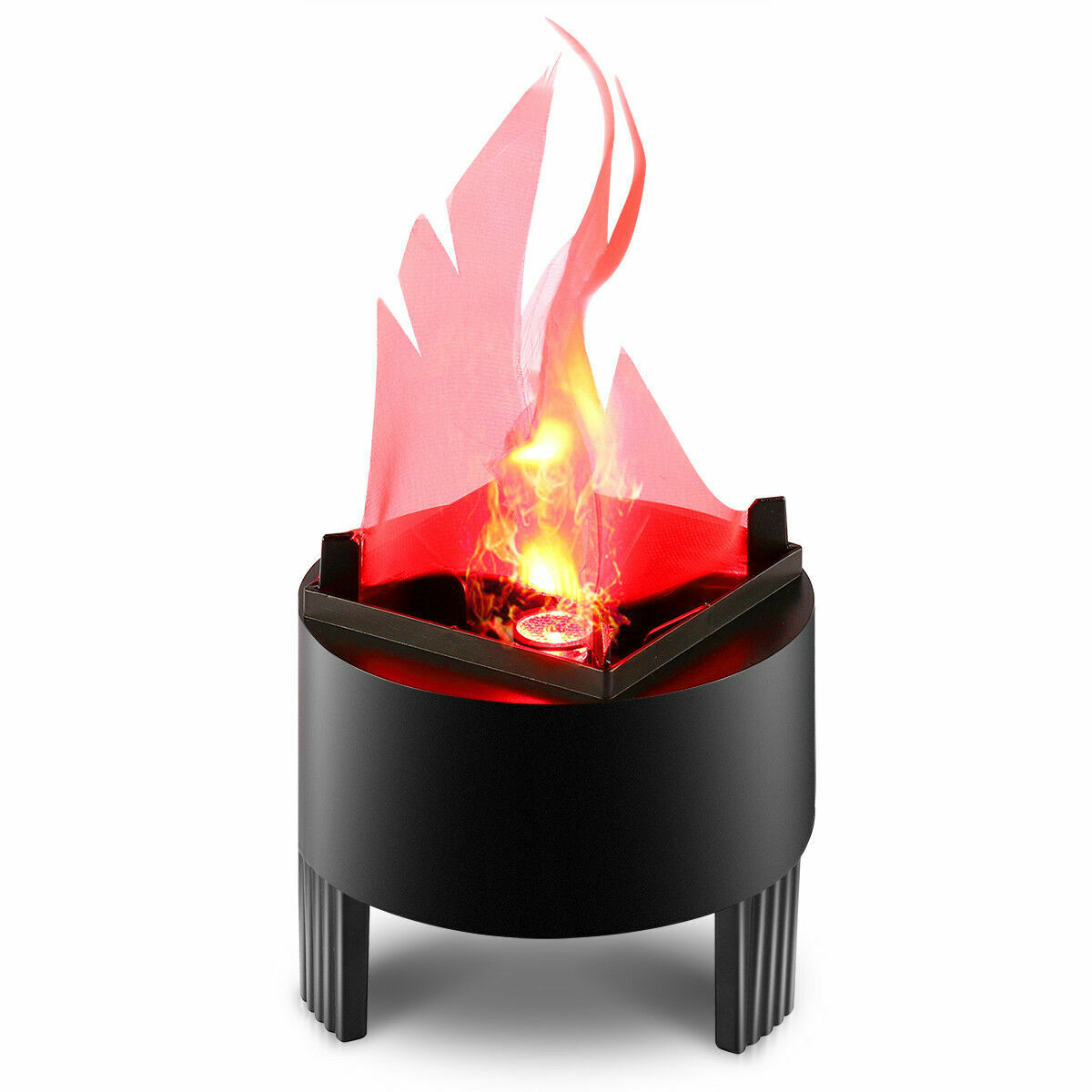 LED Flame Fake Flickering Fire Effect Light Burning Lamp Party Decor US