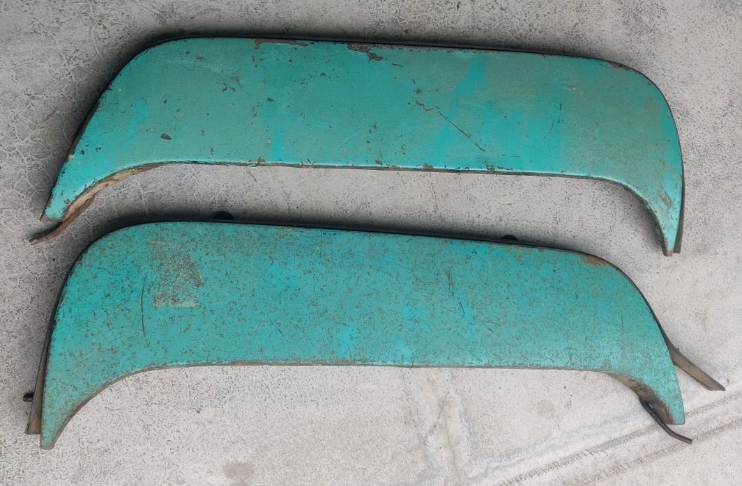 Set 1955 1956 Mercury LH RH Fender Skirts Set 1955 1956 Mercury LH RH Fender Skirts