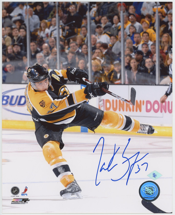 Patrice Bergeron Boston Bruins Autographed Signed 8x10 Photo BC Sports COA 31300