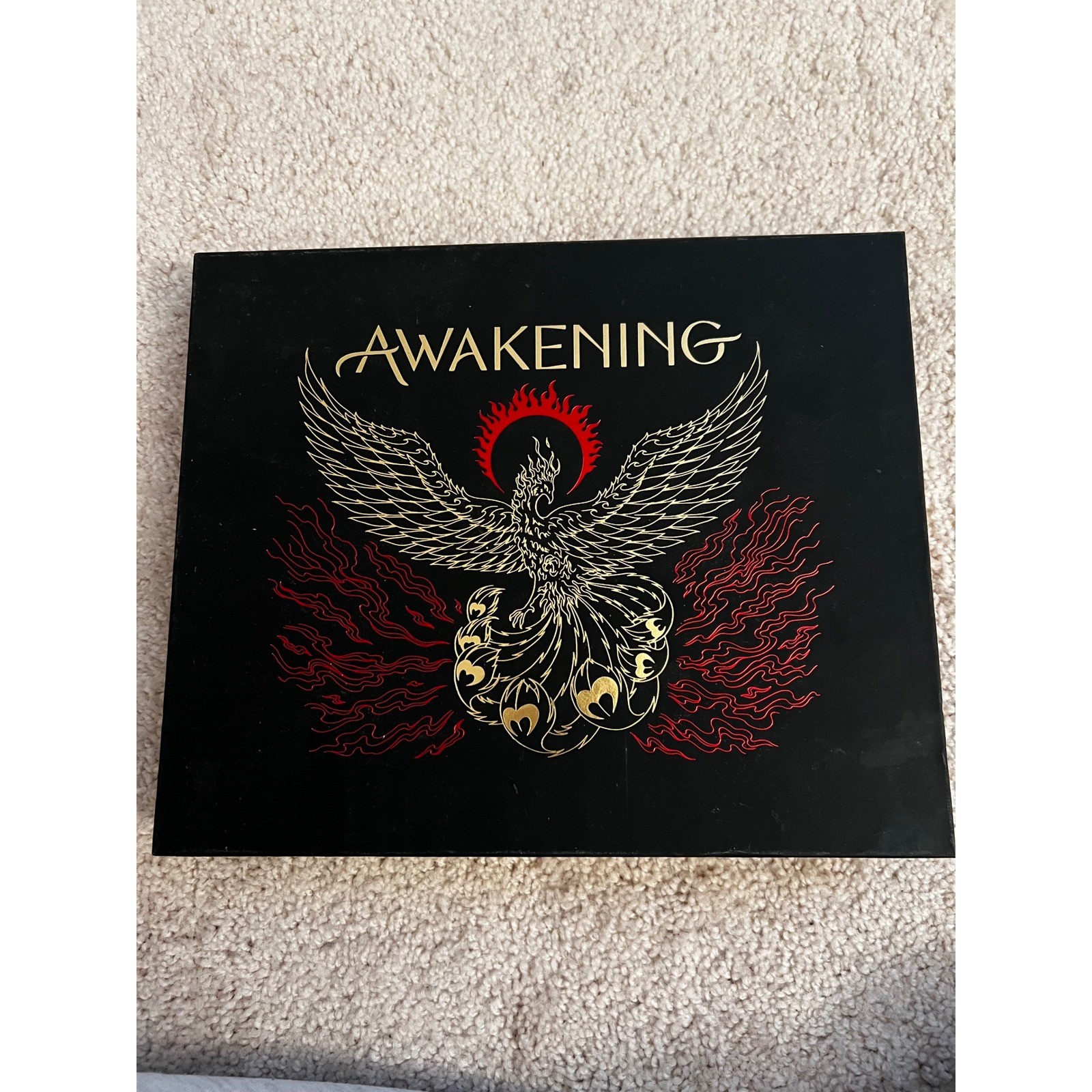 Awakening Wynn Las Vegas Playing Card Collector Set 2 Decks Gold Foil Phoenix