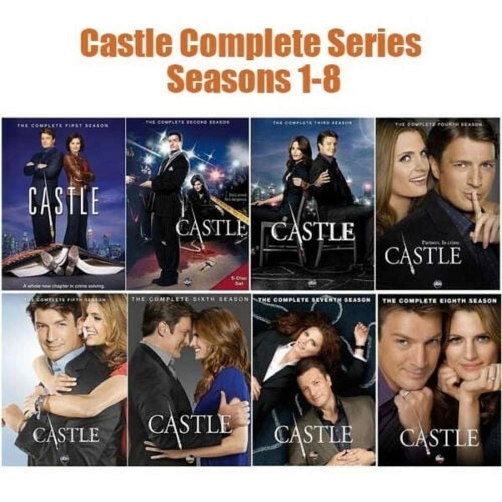 Castle The Complete Series Seasons 1-8 The Complete DVD Bundle Brand New Sealed