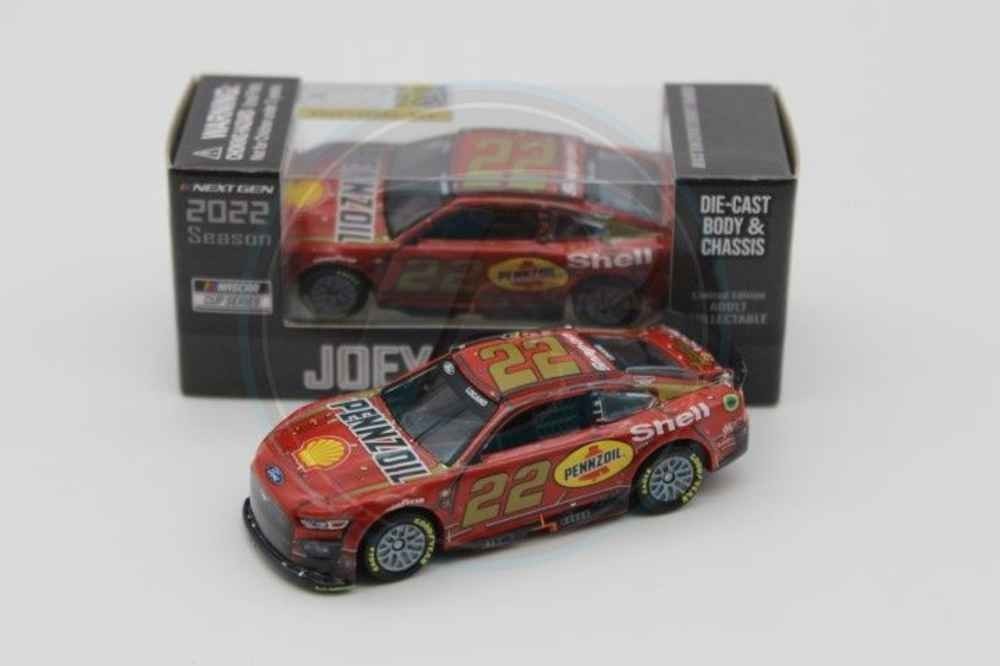 NASCAR 2022 JOEY LOGANO #22 DARLINGTON WIN SHELL PENNZOIL 1/64 DIECAST CHASSIS NASCAR 2022 JOEY LOGANO #22 DARLINGTON WIN SHELL PENNZOIL 1/64 DIECAST CHASSIS