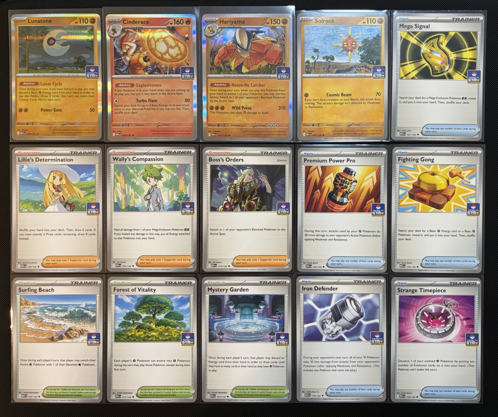 Asia Exclusive Gym Promos From Mega Evolution ME01 Asia Exclusive Gym Promos From Mega Evolution ME01