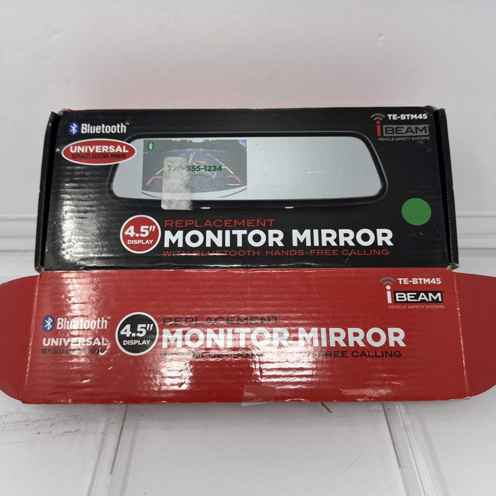 Metra Electronics/Heise METTE-BTM45 4.5 INCH MIRROR MONITOR WITH BLUETOOTH