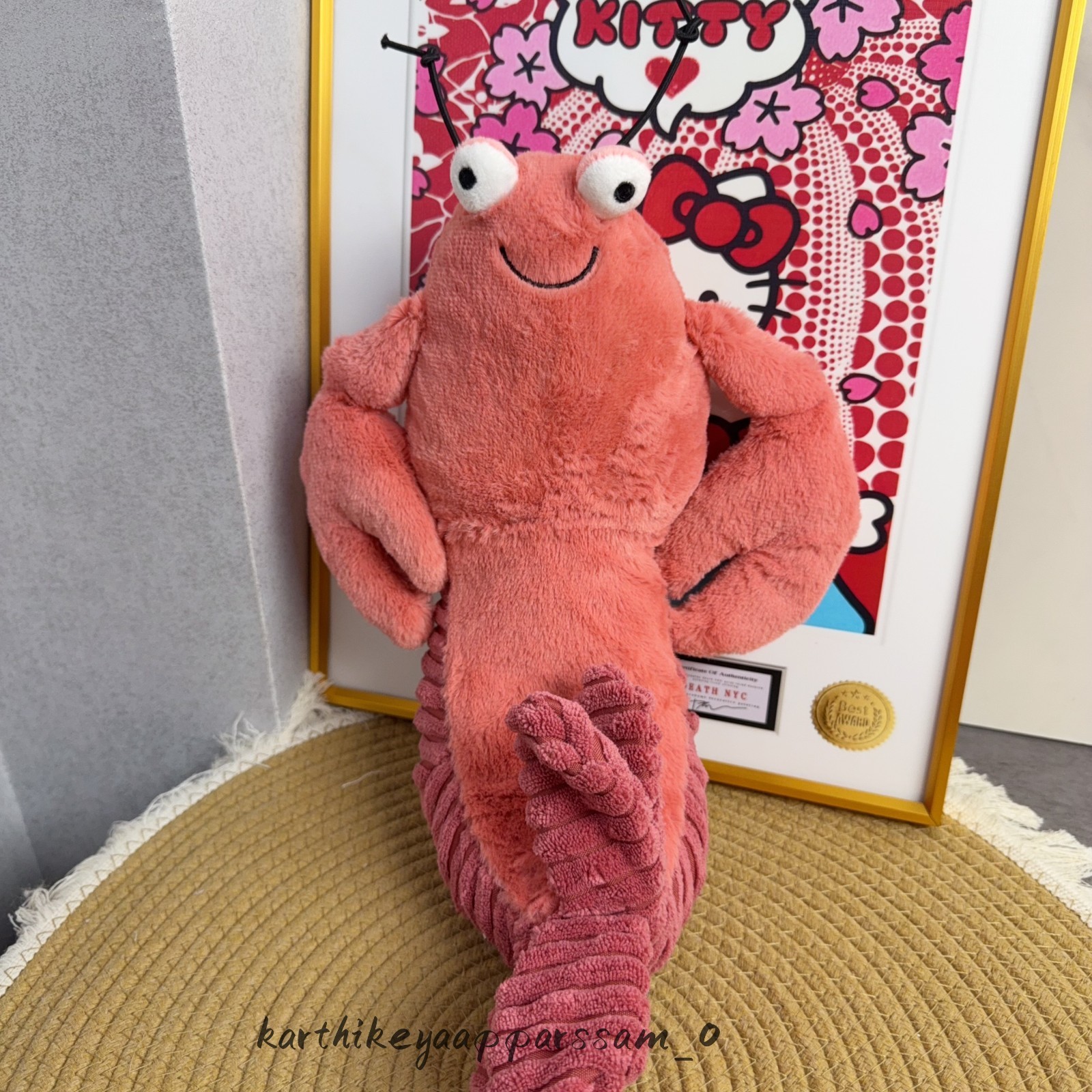 Jellycat London Larry The Lobster Plush Stuffed Animal Toy Gifts 15.7in