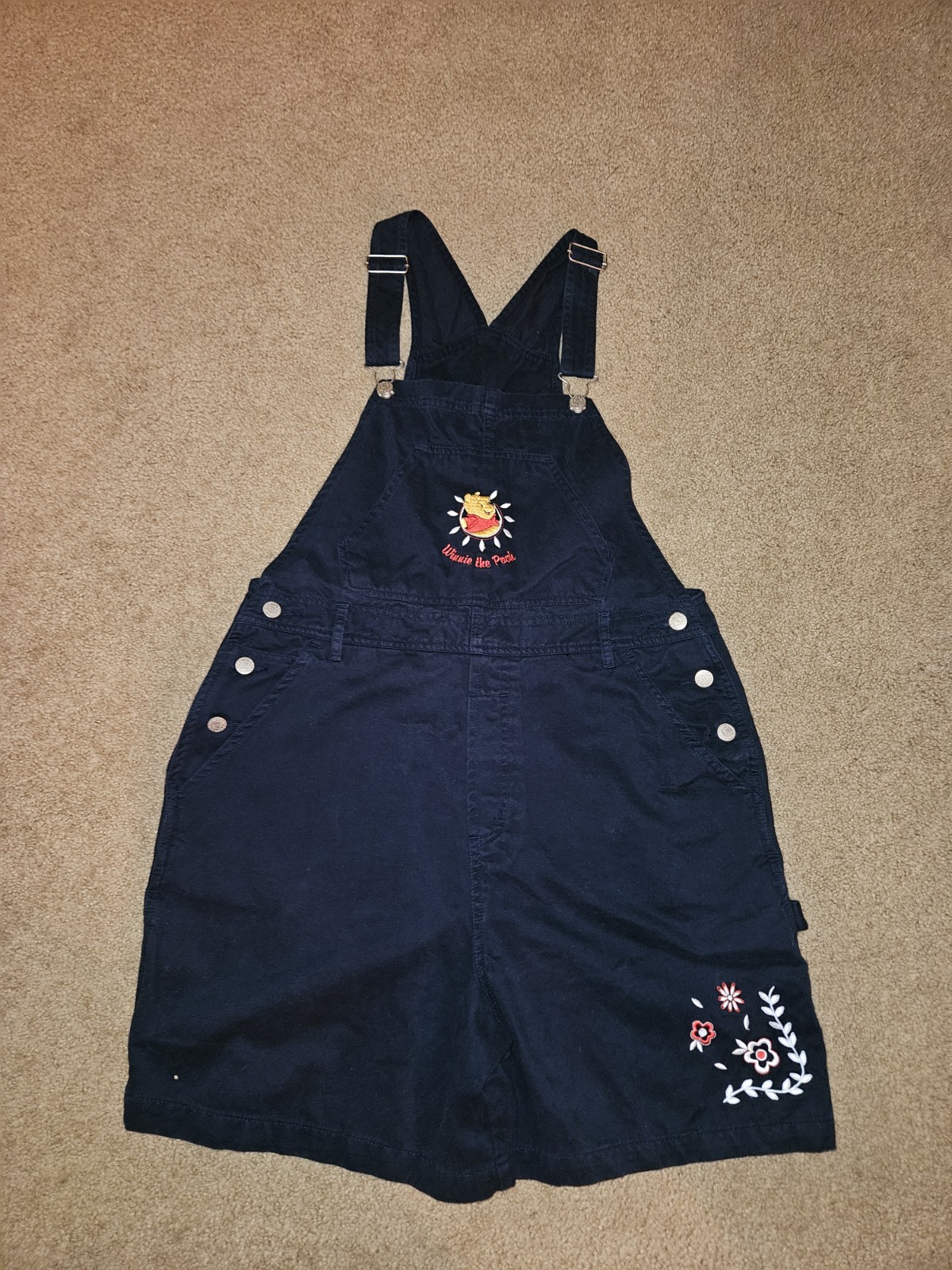 Vintage 90s Winnie The Pooh Cotton Shorts Overalls Vintage 90s Winnie The Pooh Cotton Shorts Overalls