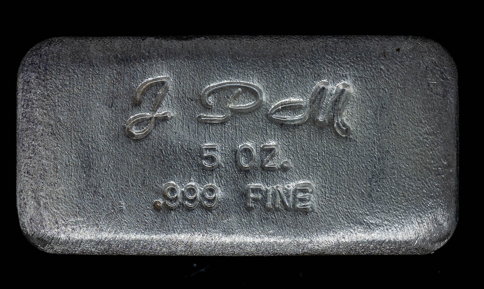 1970\'s-80\'s Jackson Precious Metals (JPM) 5oz Silver Bar Vintage DC-7553