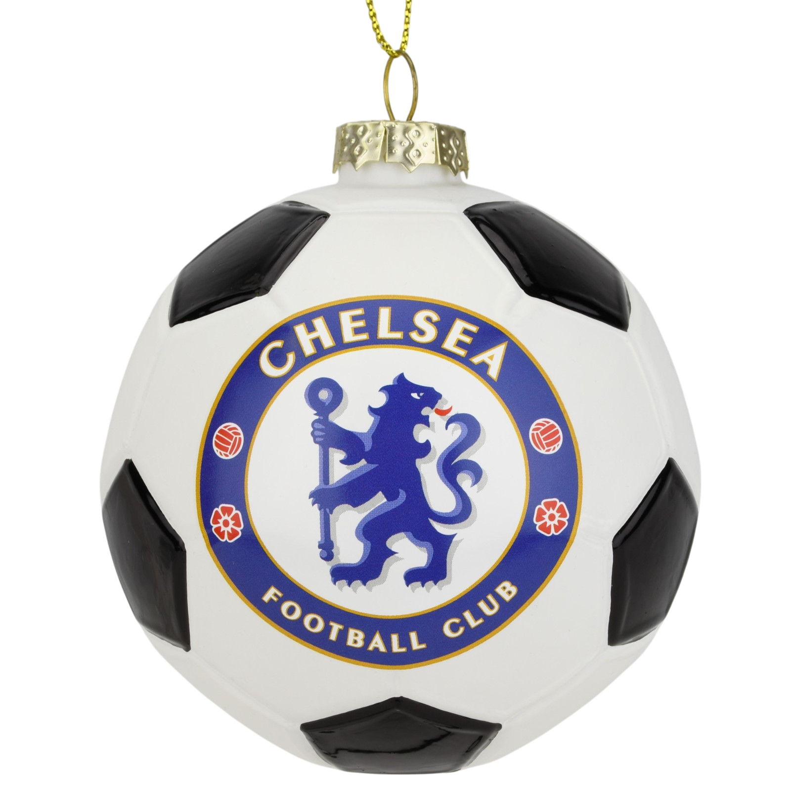Tree Buddees x Chelsea F.C. Official Football Club Bauble Glass Ornament Tree Buddees x Chelsea F.C. Official Football Club Bauble Glass Ornament