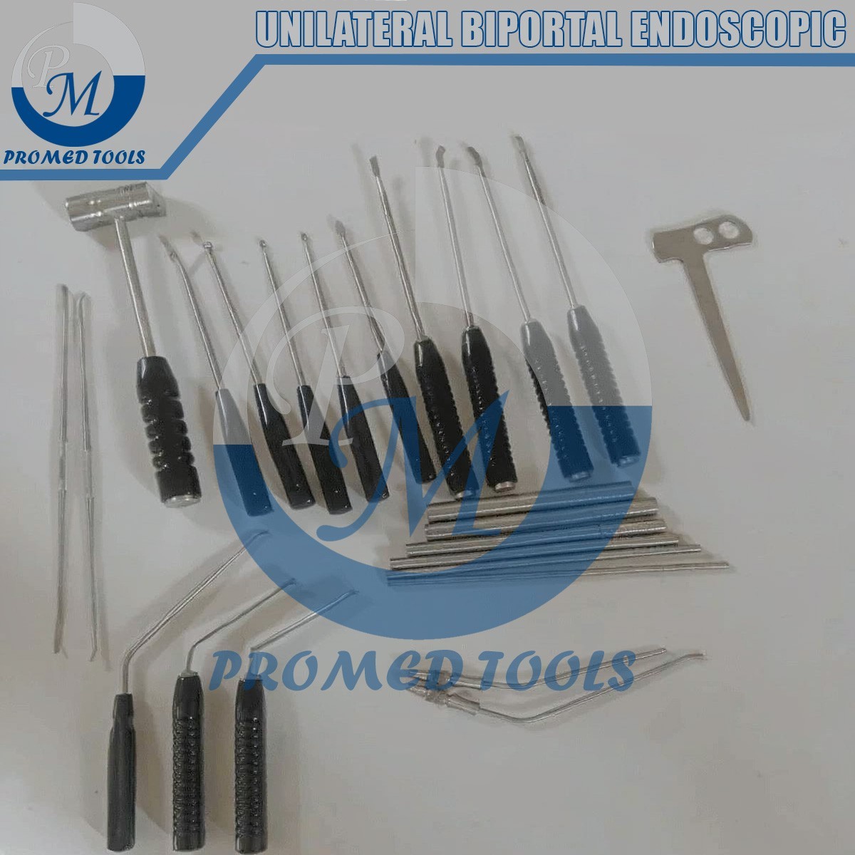 Unilateral Biportal Endoscopic UBE Spine Surgery Orthopedic Instruments Set Unilateral Biportal Endoscopic UBE Spine Surgery Orthopedic Instruments Set