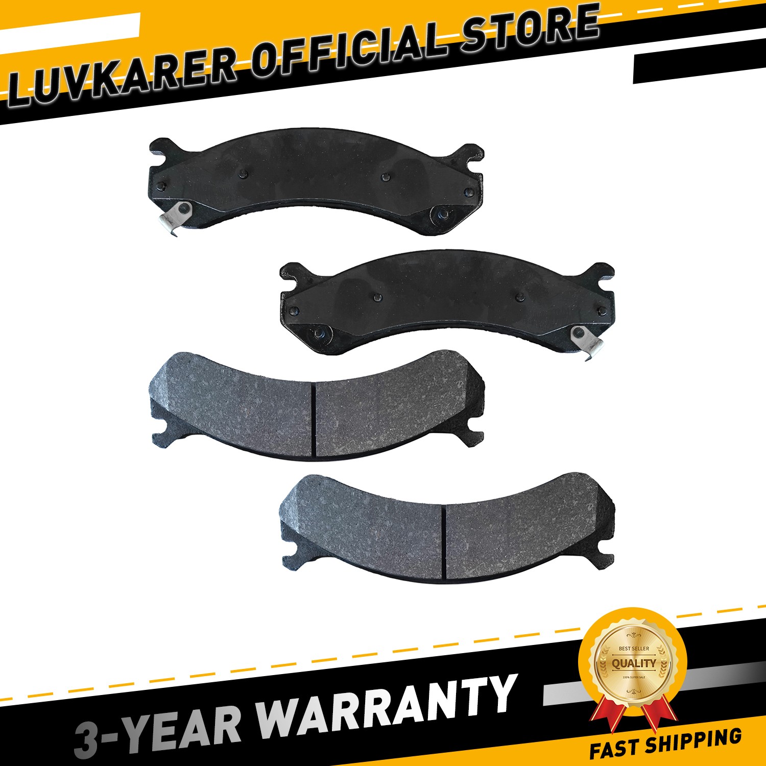 Front Ceramic Disc Brake Pads for Silverado Sierra 1500HD 2500 3500 SIERRA