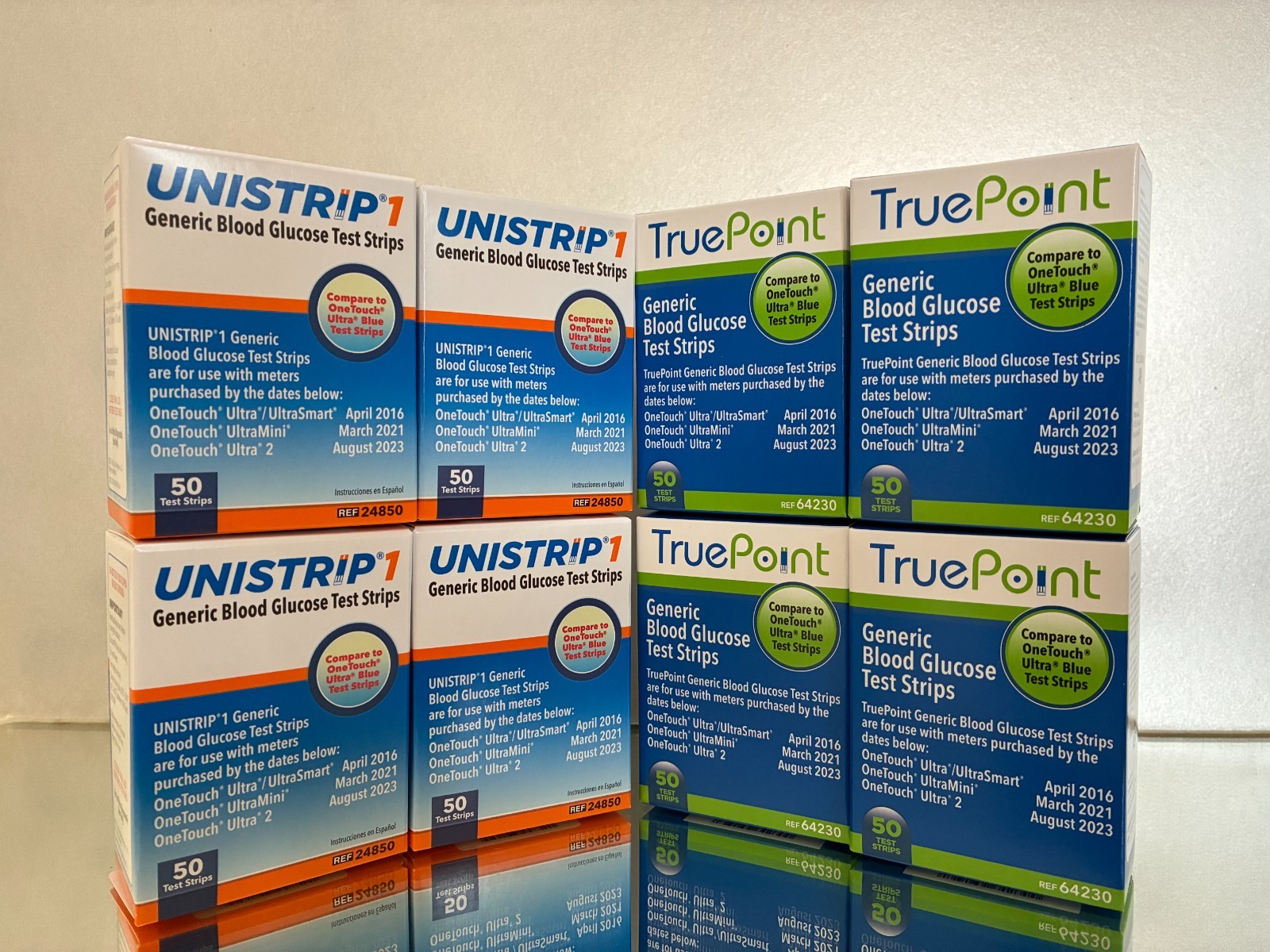 TRUE POINT - UNISTRIP 1 Blood Glucose Strips 400 Qty. 04/2028