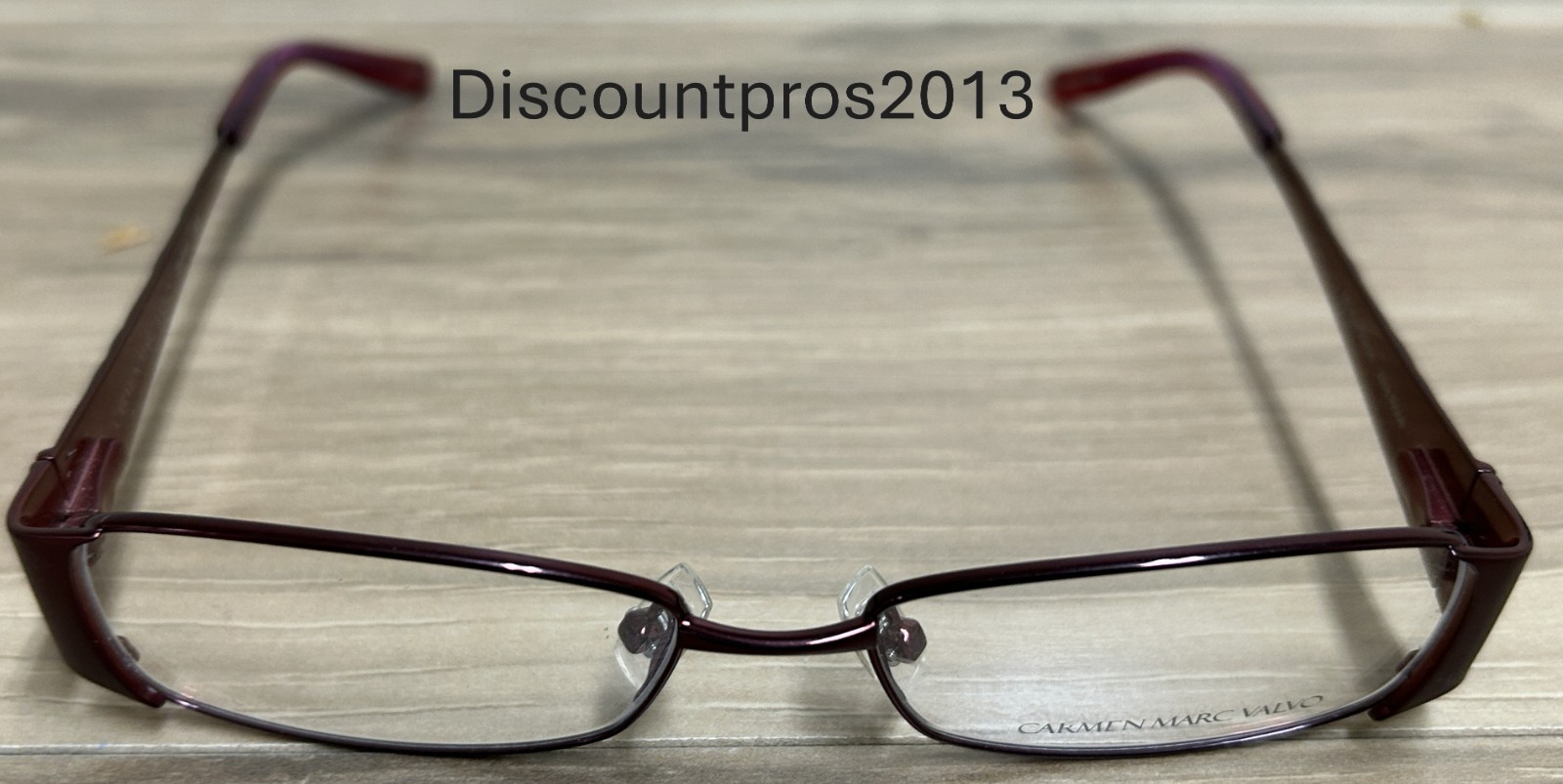 Carmen Marc Valvo Delilah Eyeglasses Frame Wild Rose 50-15-130