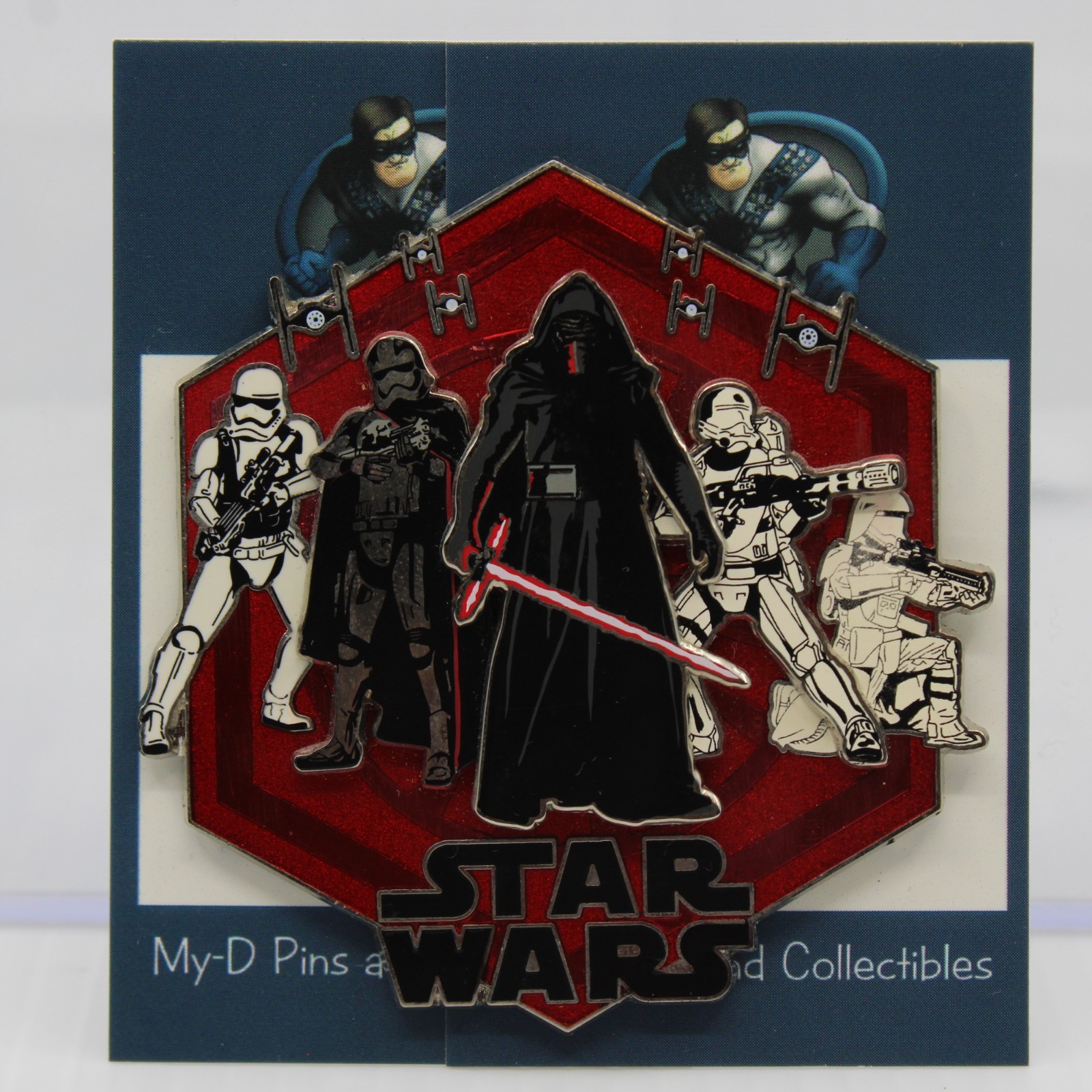 C3 Disney Parks LE 500 Jumbo Pin Star Wars Force Awakens Kylo Ren First Order C3 Disney Parks LE 500 Jumbo Pin Star Wars Force Awakens Kylo Ren First Order