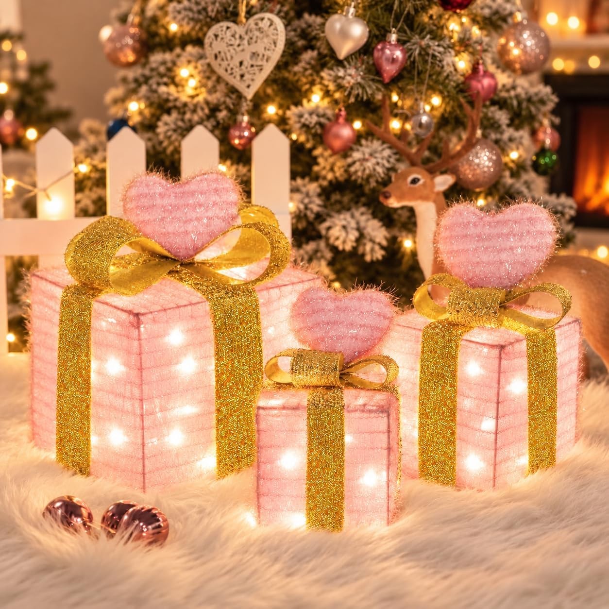 Christmas Lighted Gift Boxes Christmas Lighted Gift Boxes