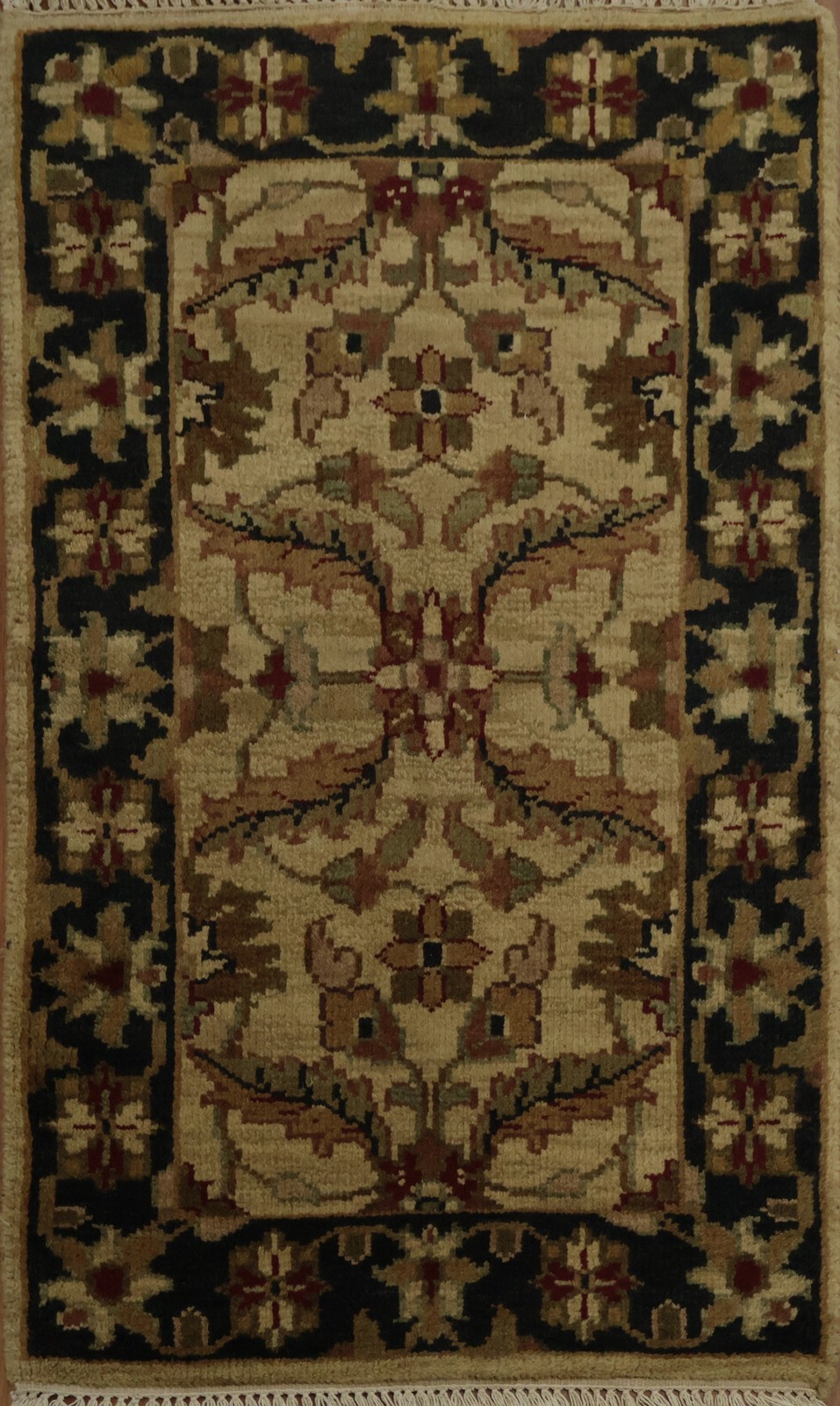 Floral Handmade Agra Oriental Rug 3x4