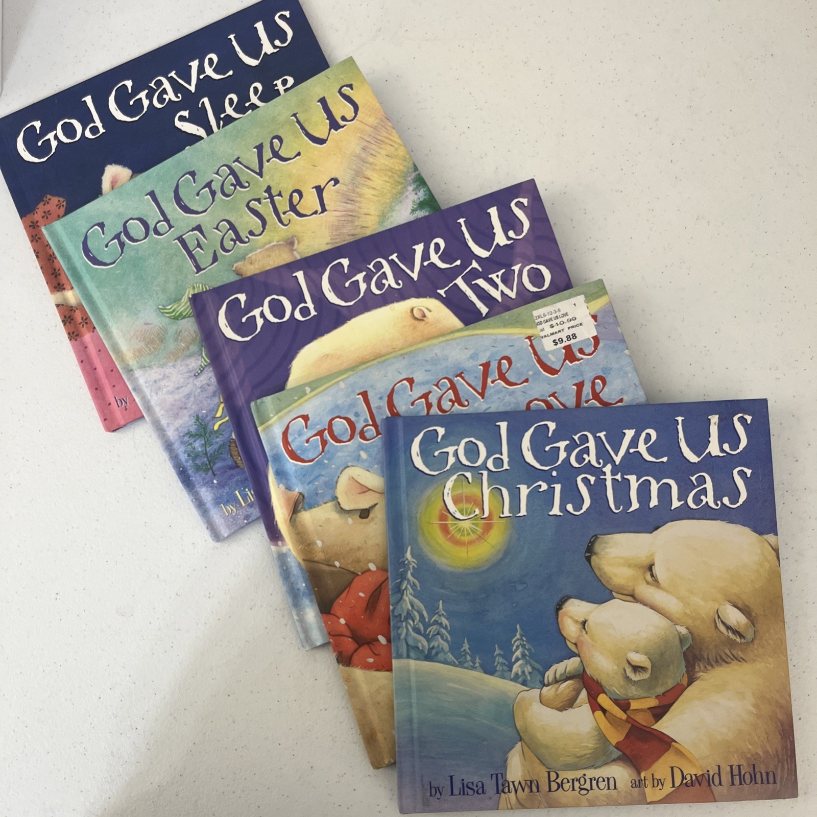Lot of 5 God Gave Us Series Books Lisa Tawn Bergren Christmas Easter Sleep Love