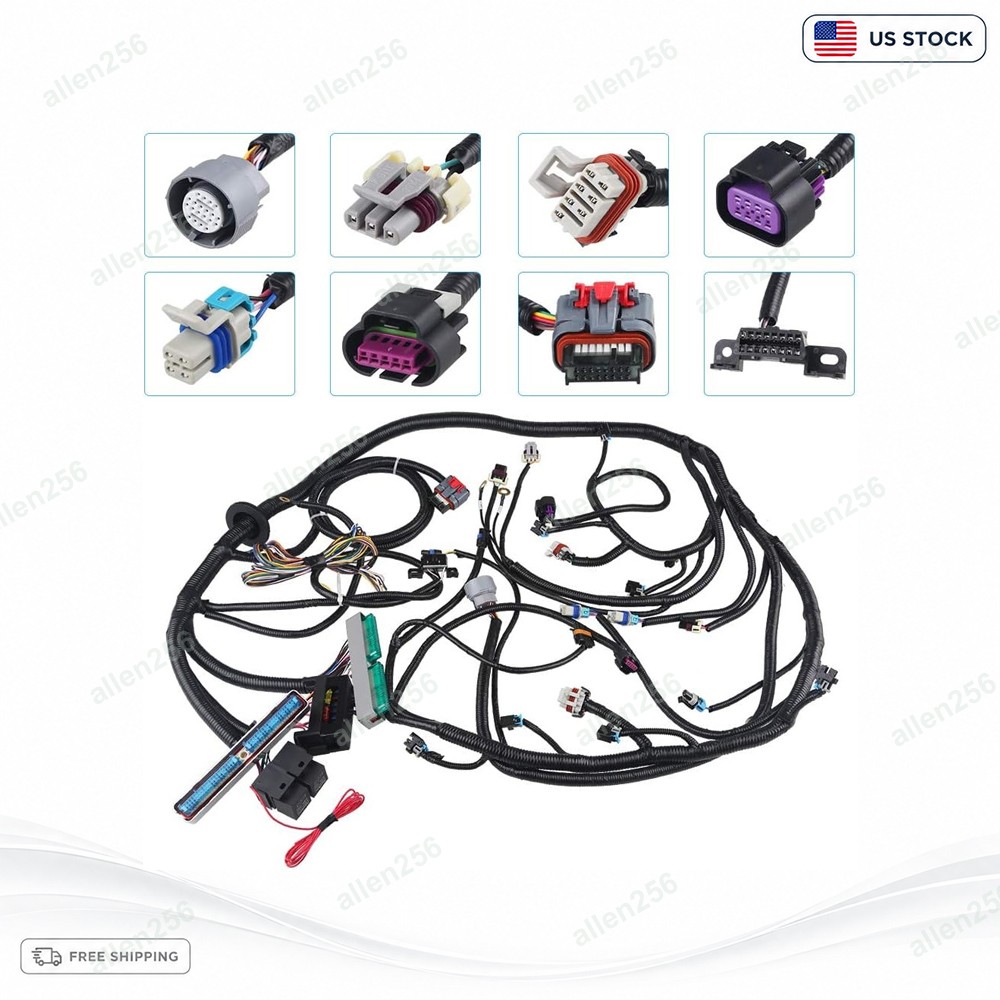 LS1 4L60E Stand Alone Harness Fit:LS SWAP 4.8·5.3 6.0 03-07 drive by Wire DBW