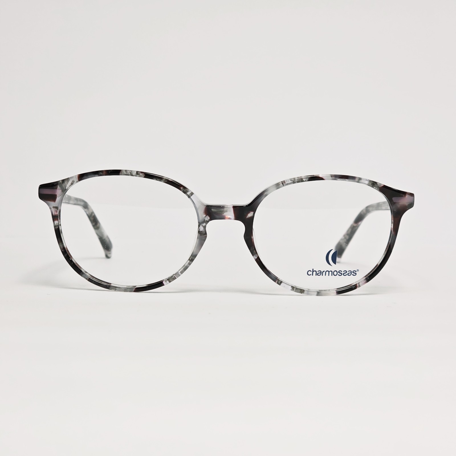 Charmossas Liwonde Women\'s Oval Glasses in Violet / Fog Tortoise | Size: 51mm