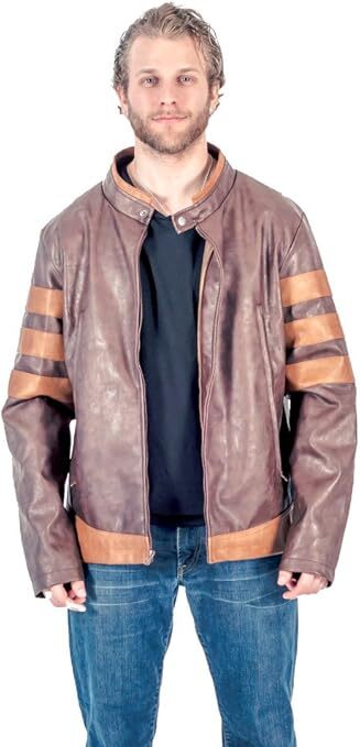 Adult Unisex Marvel Men\'s Wolverine Movie Comic Character Replica Cosplay Jacket