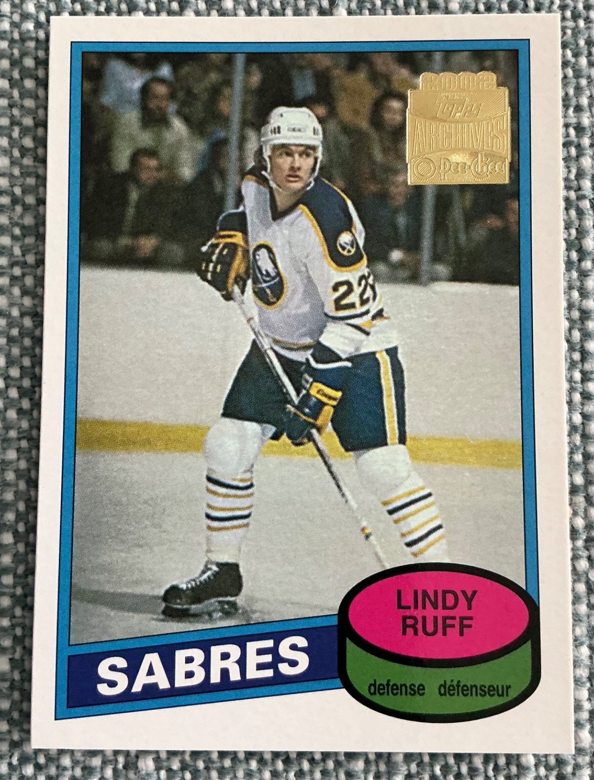 2001-02 Topps/O-Pee-Chee Archives Lindy Ruff #57 Buffalo Sabres 2001-02 Topps/O-Pee-Chee Archives Lindy Ruff #57 Buffalo Sabres