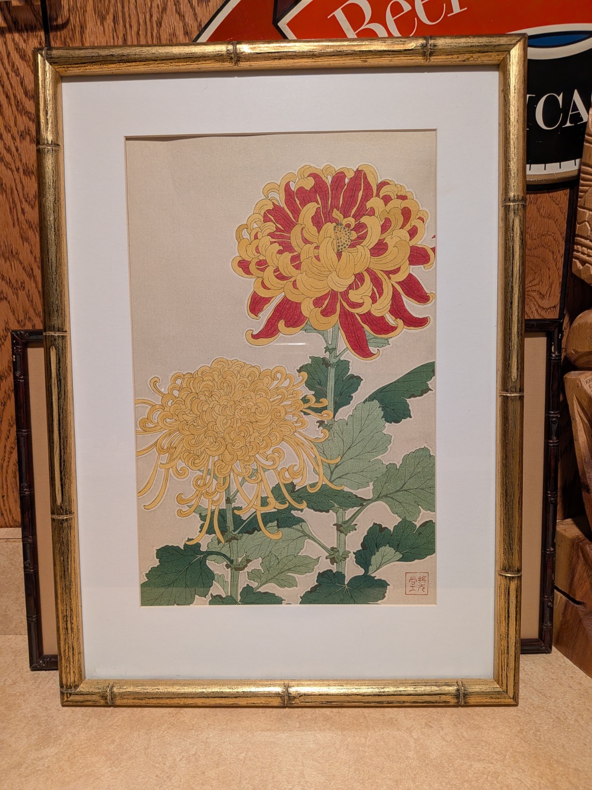 Kawarazaki Shodo Japanese Woodblock Print \
