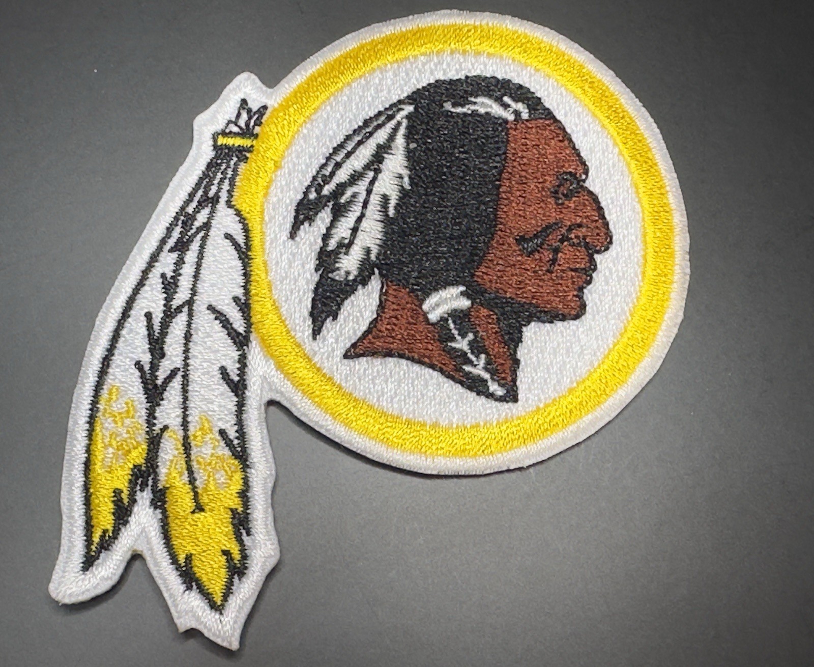 Washington Red Skins Embroidered Iron On Patch Washington Red Skins Embroidered Iron On Patch
