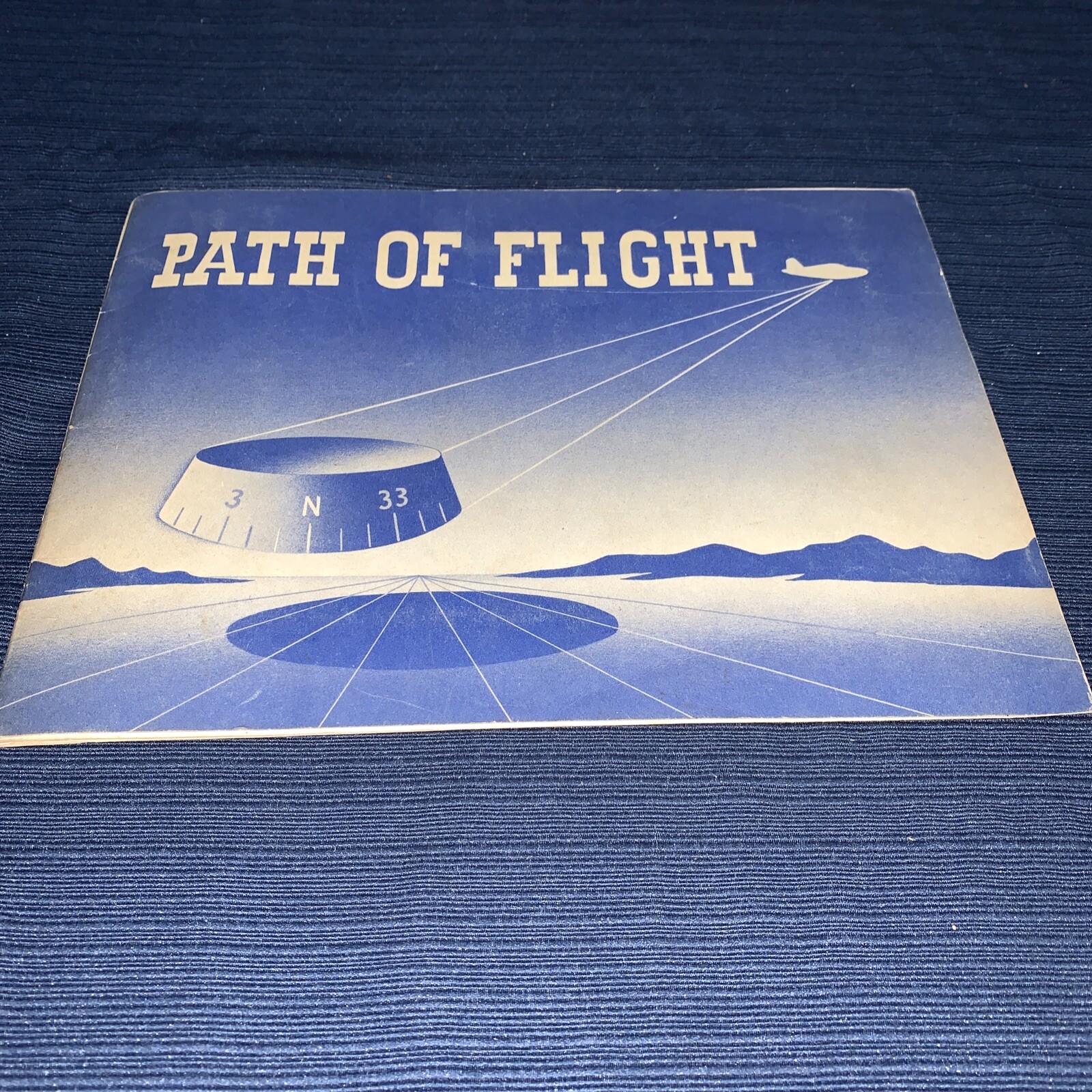 Vintage 1954 Path of Flight Piloting of Private Aircraft Weather Information 