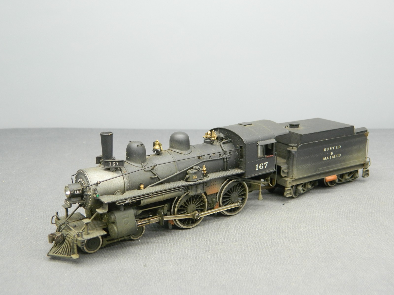 HO 1/87 Fujiyama BRASS 4-4-0 Class E-23 Loco CUSTOM PAINTED \